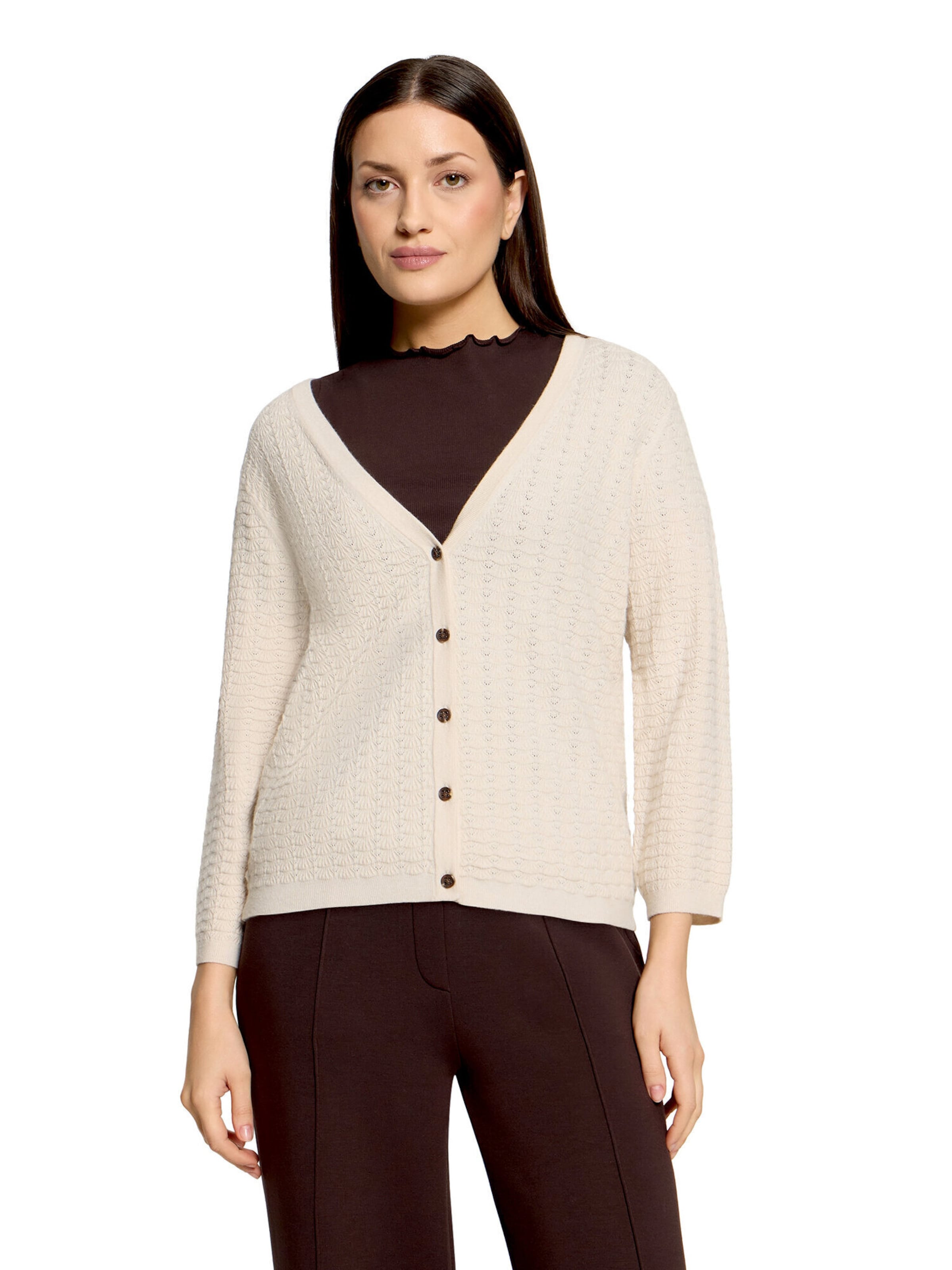 Cardigan Cartoon en beige : devant