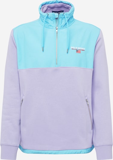 Polo Ralph Lauren Sweatshirt in Navy / Turquoise / Lavender / Red / White, Item view