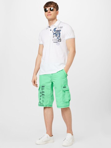 Regular Pantalon cargo CAMP DAVID en vert