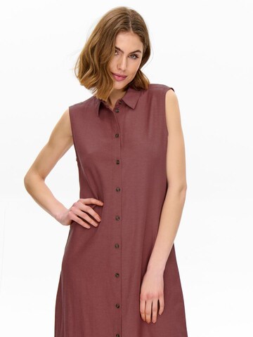 ONLY Shirt dress in Red