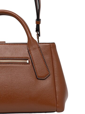 Borsa a spalla 'BROOKE HIGH SOCIETY SATCHEL HWBG98 97060' di GUESS in marrone