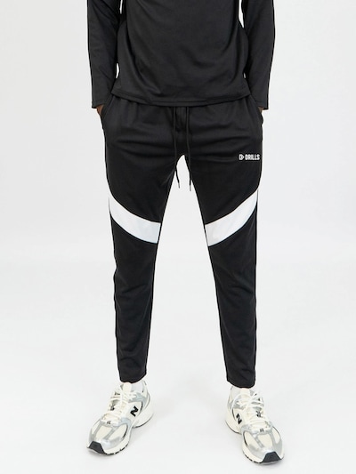 DRILLS Apparel Sportbroek 'HYPE Jogger' in XXXS in de kleur Zwart, Productweergave