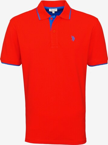 U.S. POLO ASSN. Poloshirt in Rot: predná strana