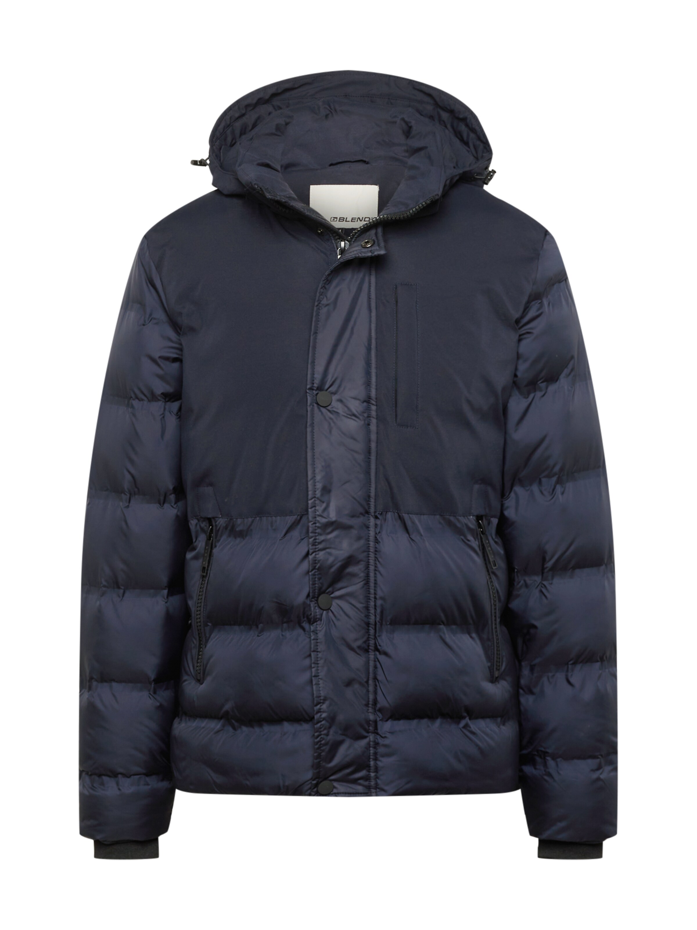 BLEND Winterjas in Blauw: voorkant