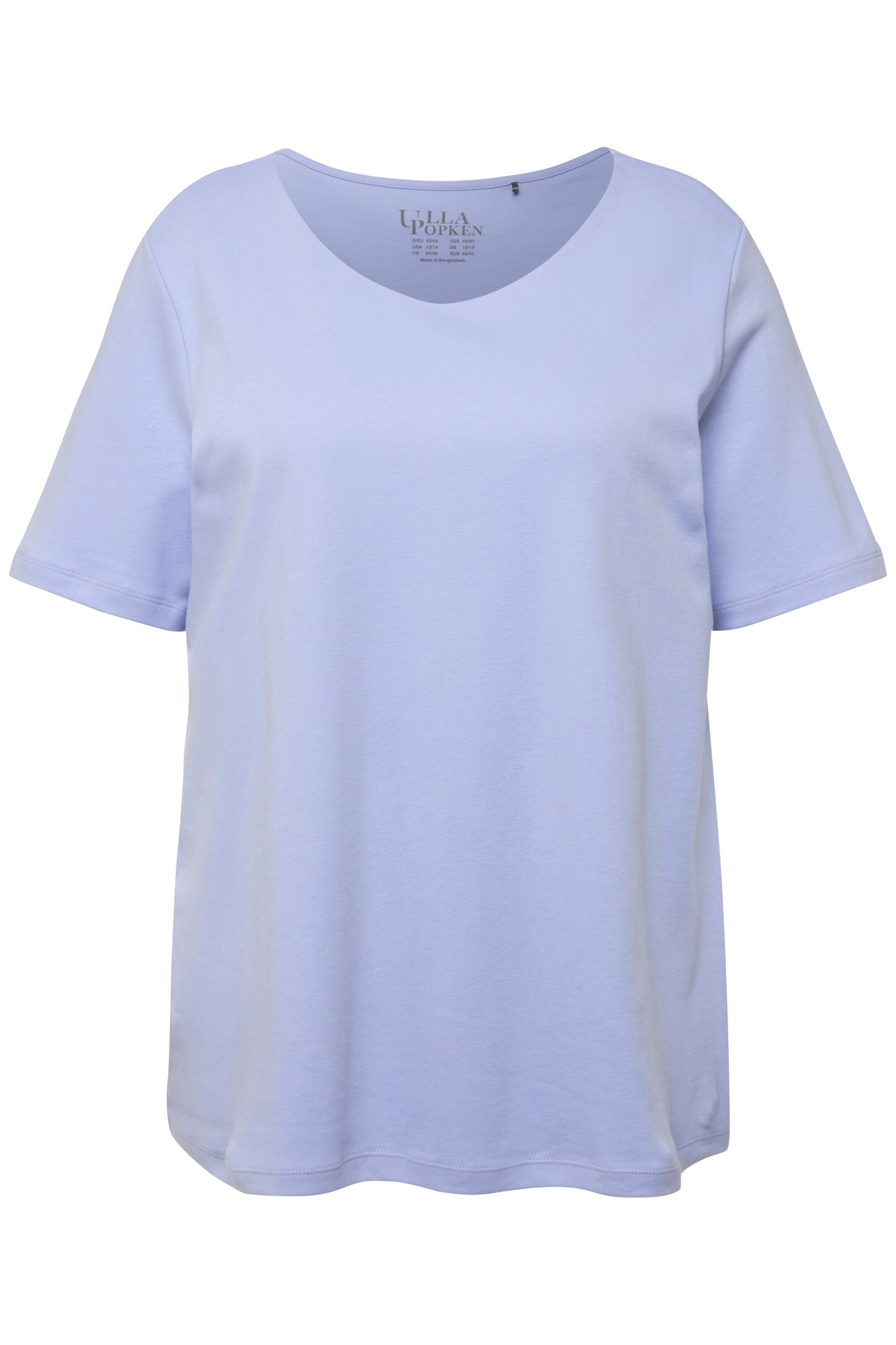 Ulla Popken Shirt in Blauw: voorkant