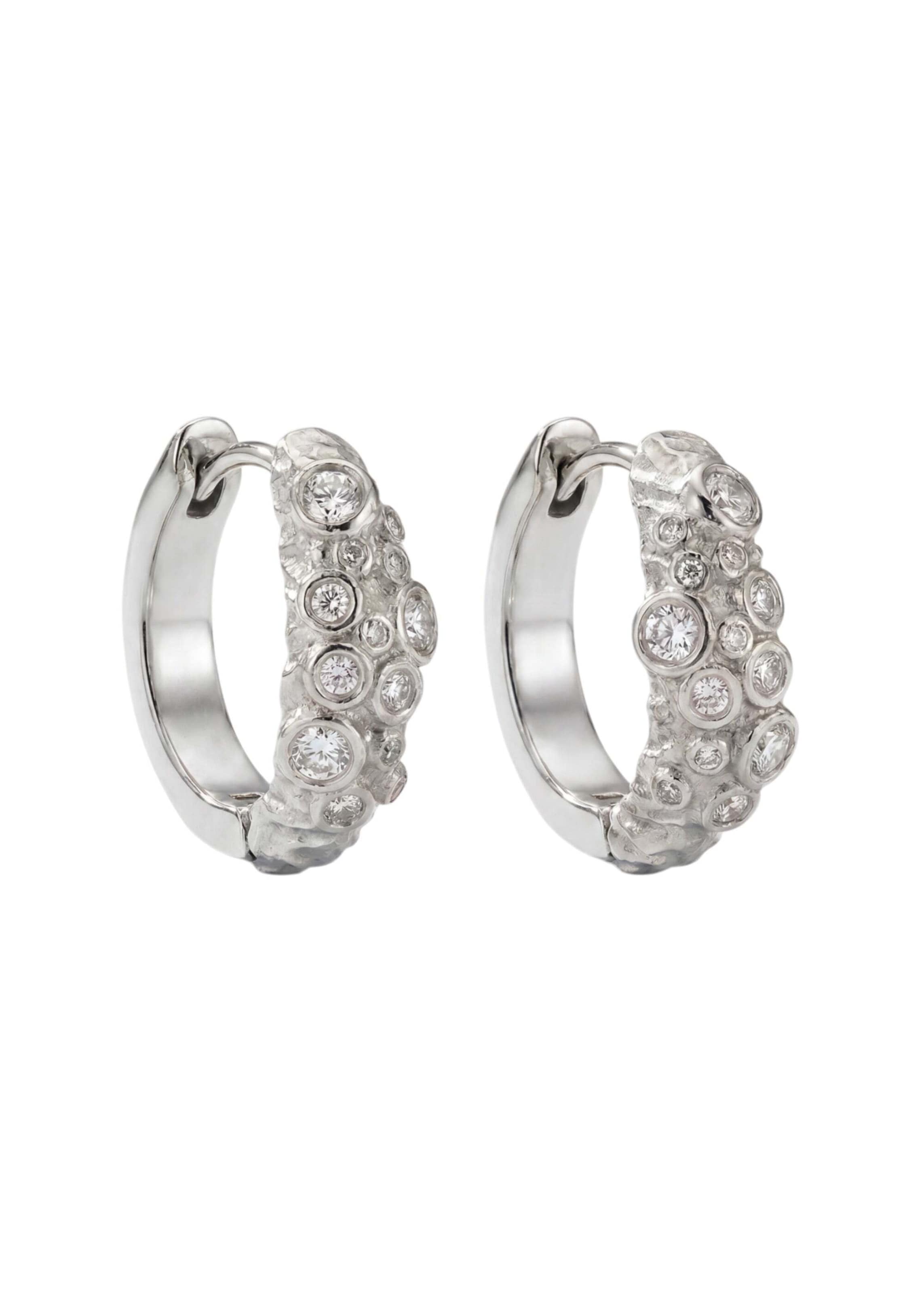 PURELEI Ohrringe 'Coral Reef' in Silber: Vorderseite