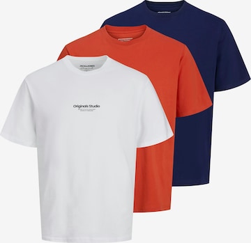 JACK & JONES Тениска 'JORVESTERBRO' в синьо: отпред