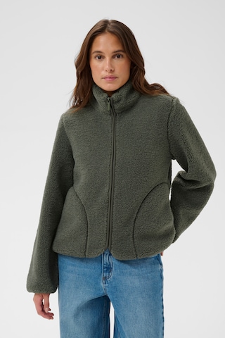 Veste en polaire 'Ally' Kaffe en vert : devant