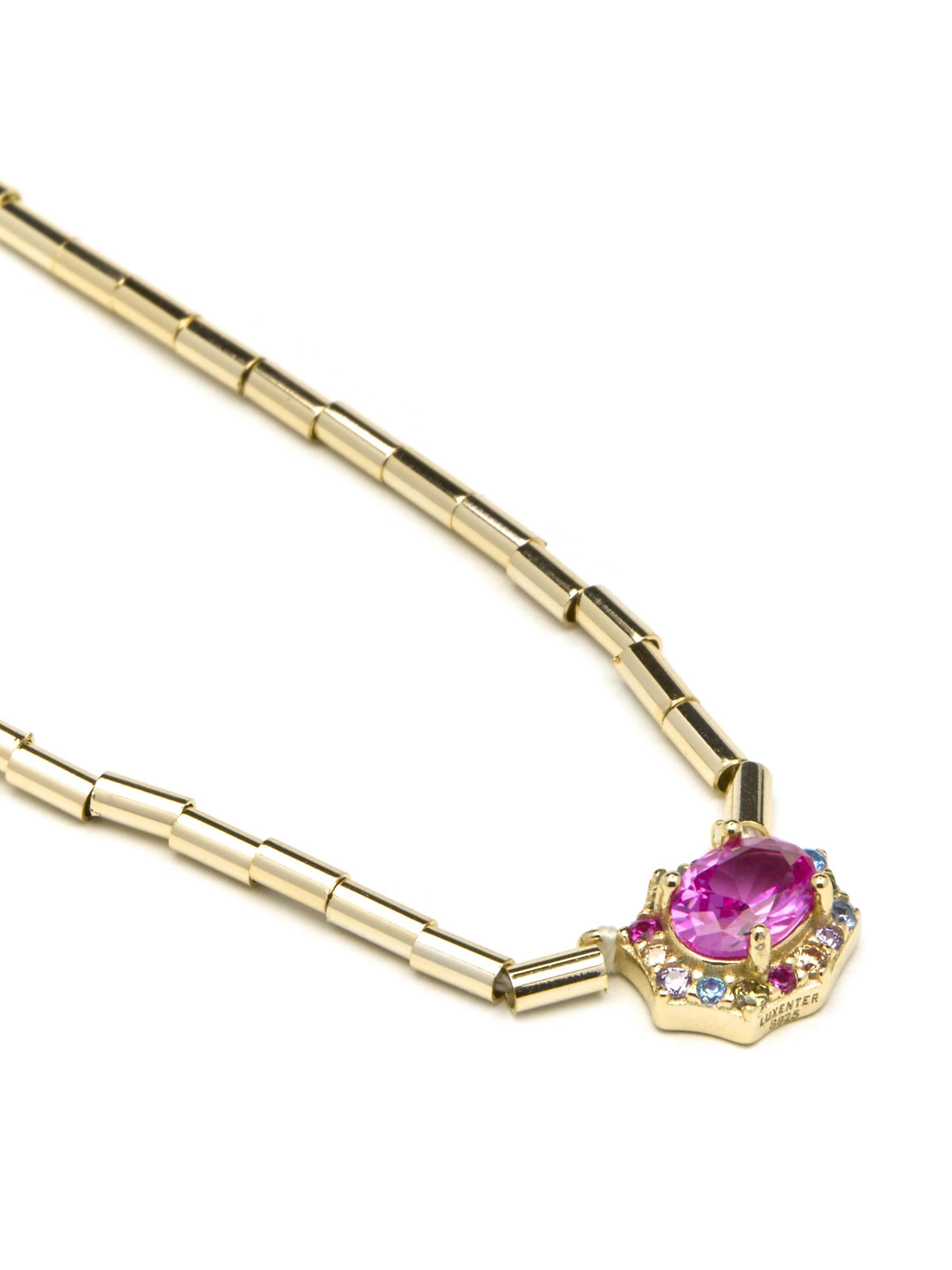 Luxenter Kette 'Mezay'‌‌‌‌‌ in Pink