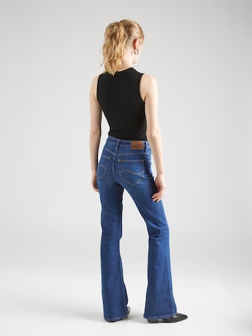 Lee Flared Jeans 'BREESE' in Blauw