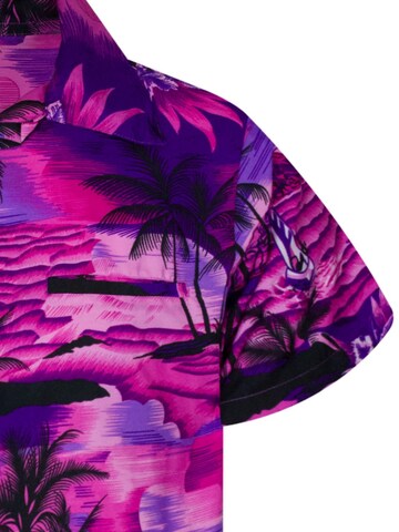 King Kameha Shirt 'Surf' in Pink