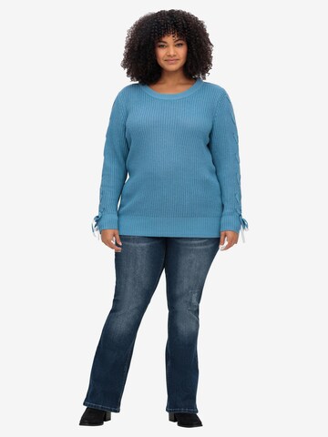 sheego by Joe Browns Pullover in Blau