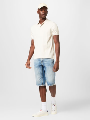 CAMP DAVID Slimfit Shorts in Blau