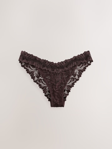 Next Стринг в кафяво