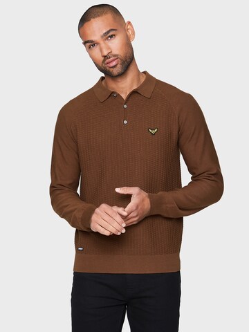 Threadbare Sweater 'Thorton' in Brown: front