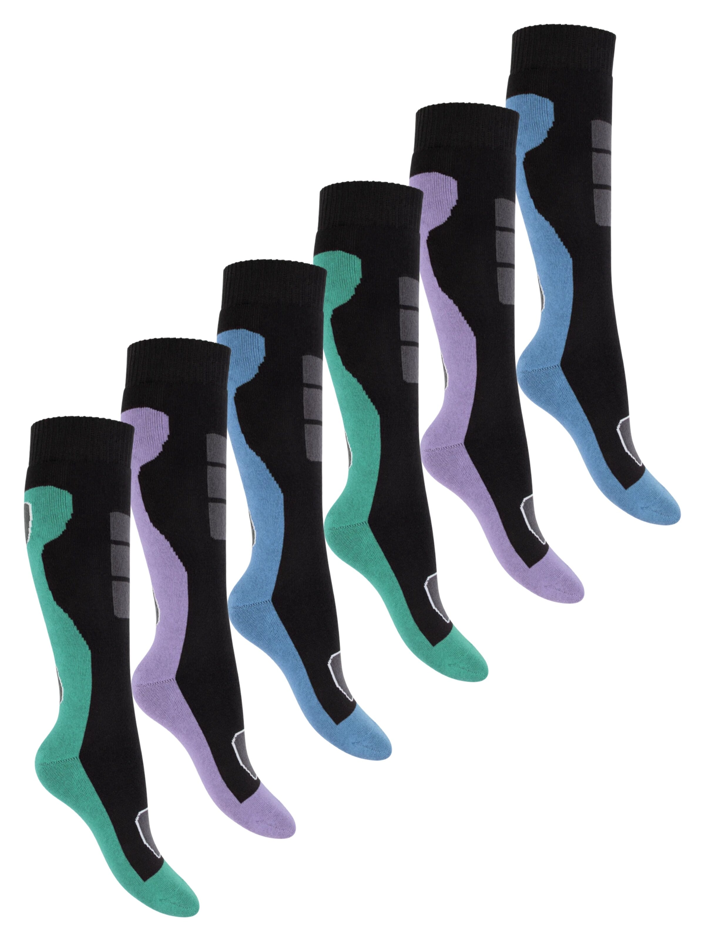 footstar Athletic Socks 'Alpine' in Blue: front