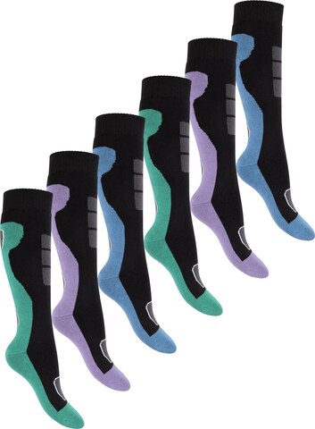 footstar Athletic Socks 'Alpine' in Blue: front