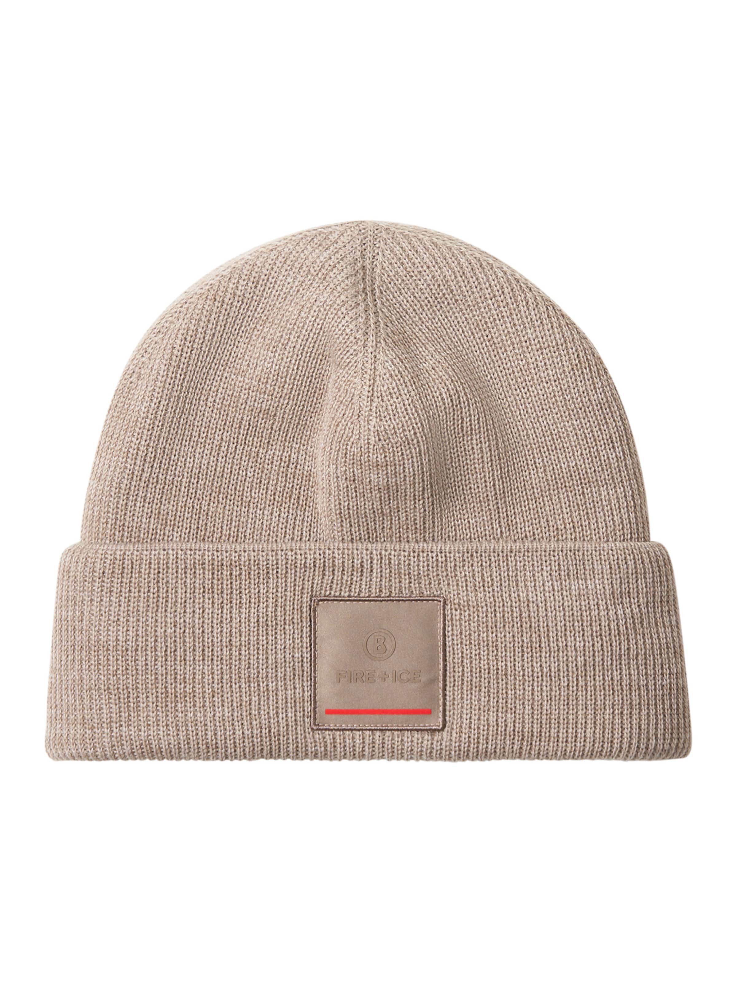 Bogner Fire + Ice Mütze in Beige: Vorderseite