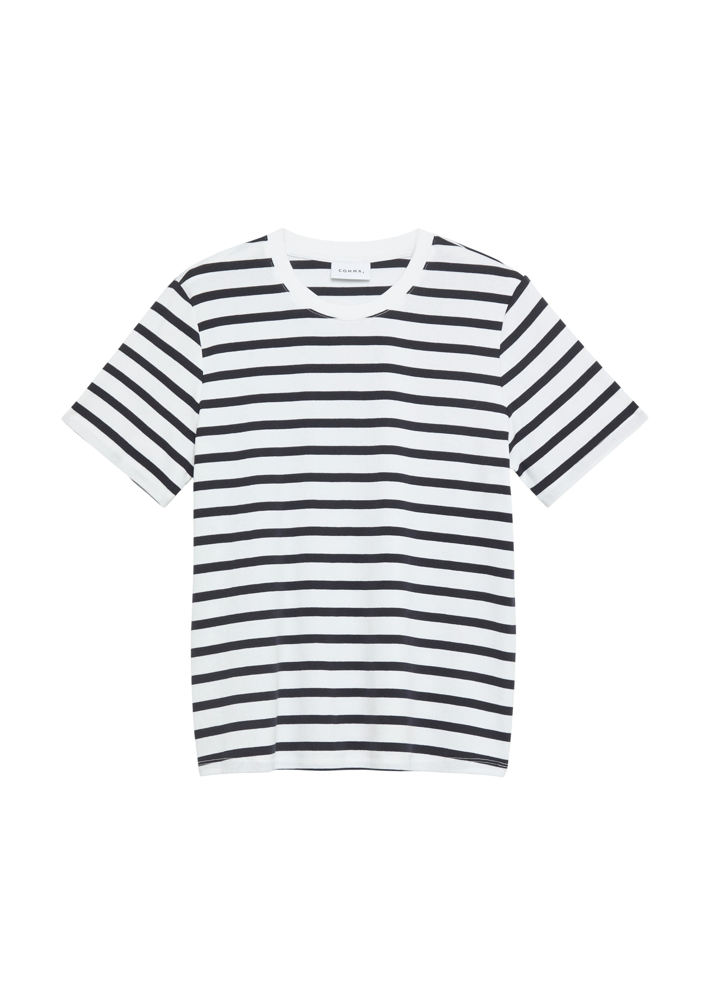 COMMA Shirt in Wit: voorkant