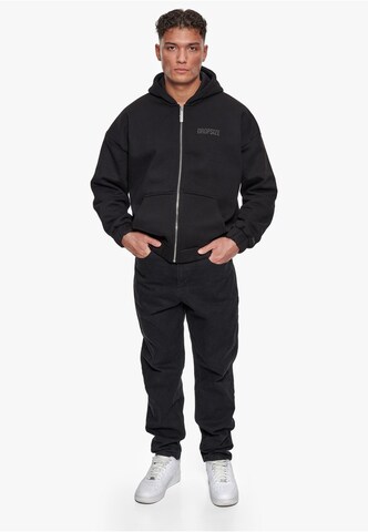 Dropsize Sweatjakke i sort