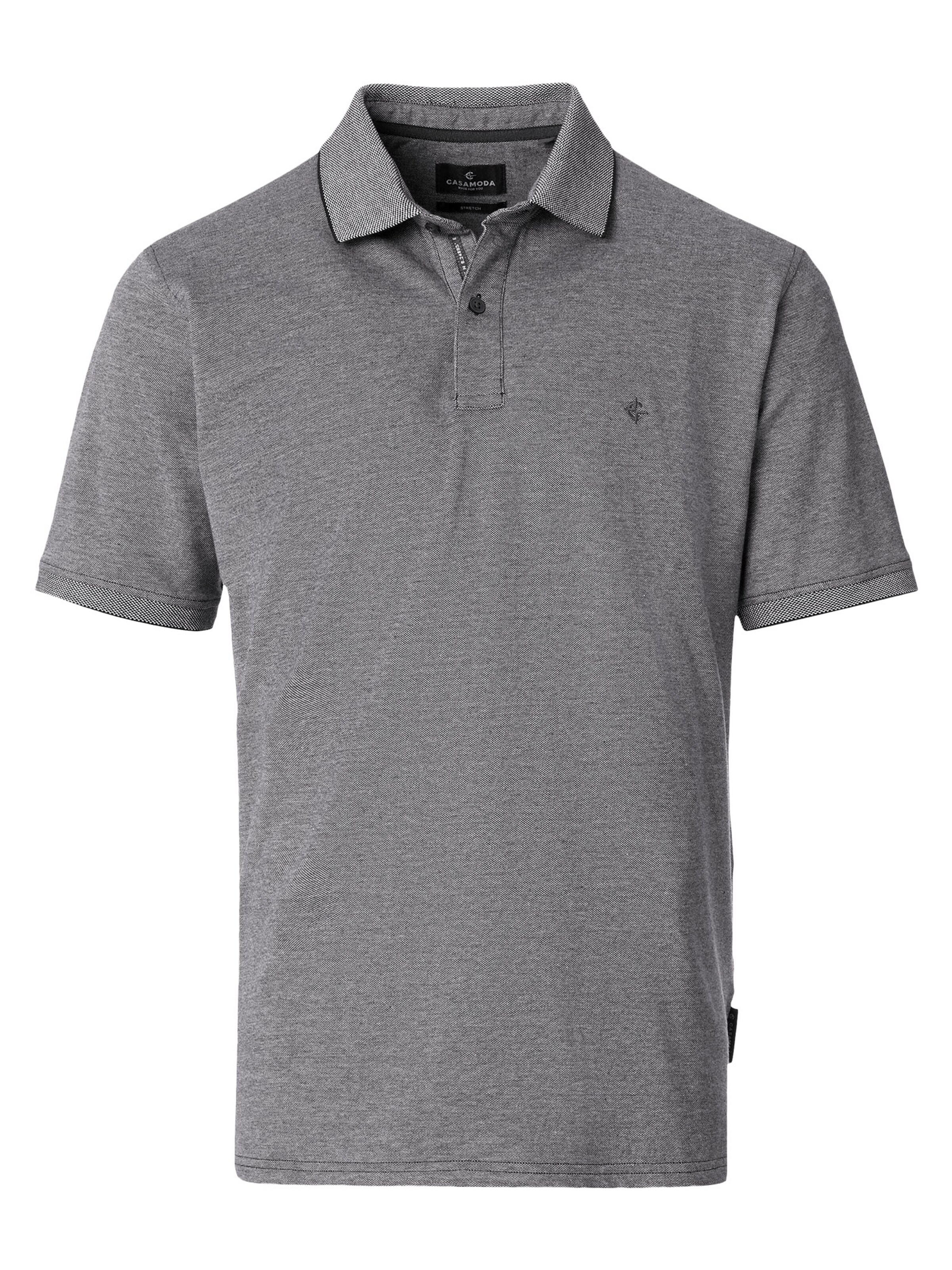 CASAMODA Shirt 'Basic' in Grey: front