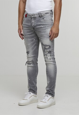 Slimfit Jeans 'Victor' di 2Y Premium in grigio