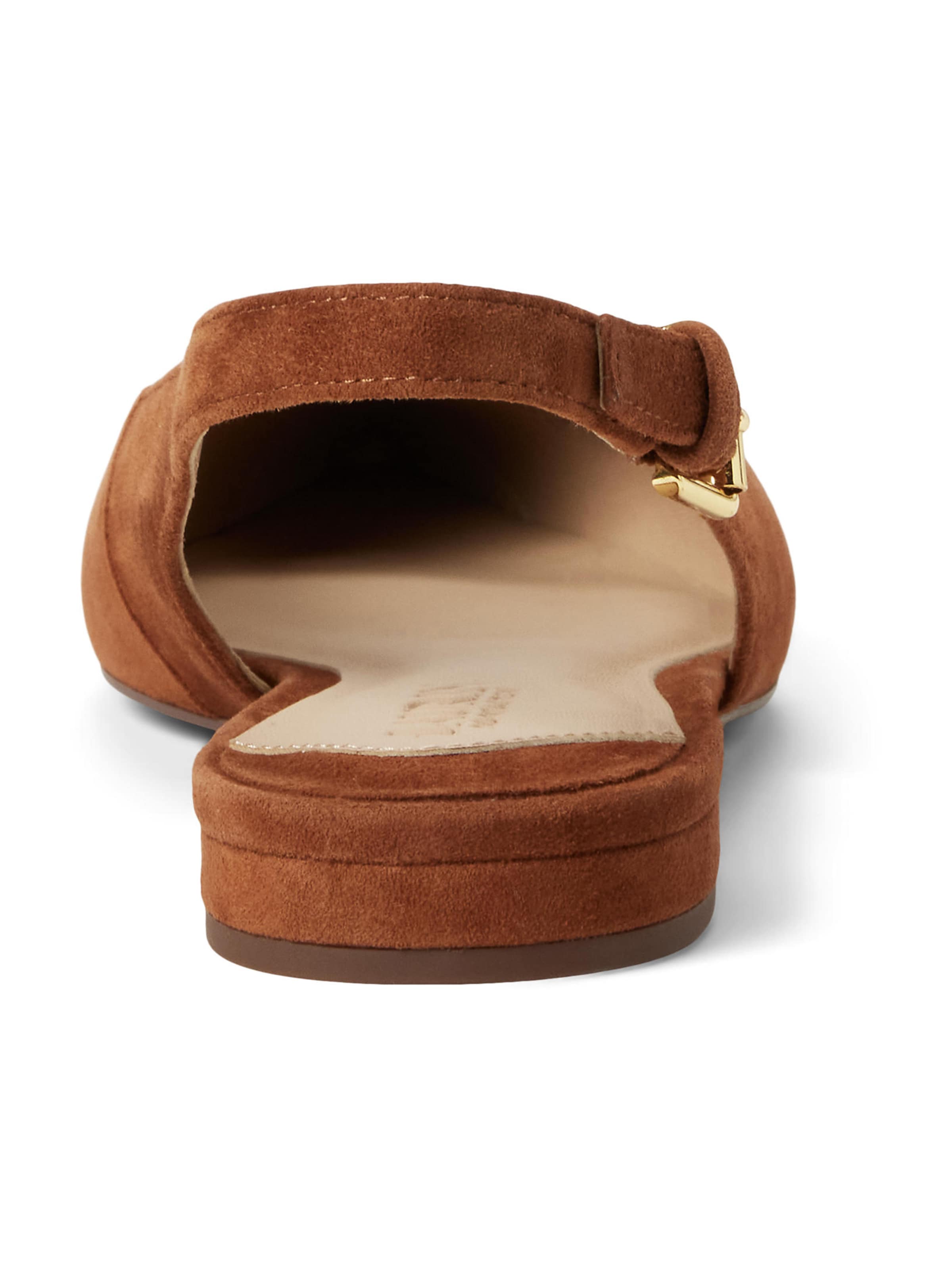 Lauren Ralph Lauren Балерина с каишка 'LONDYN' в кафяво