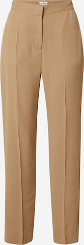 Pantaloni con piega frontale 'SLShirley' di SOAKED IN LUXURY in beige: frontale