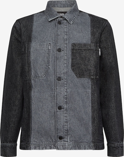 Karl Lagerfeld Prechodná bunda - sivý denim / tmavosivá, Produkt