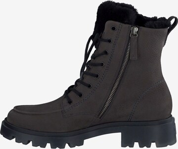Paul Green Lace-Up Ankle Boots in Grey