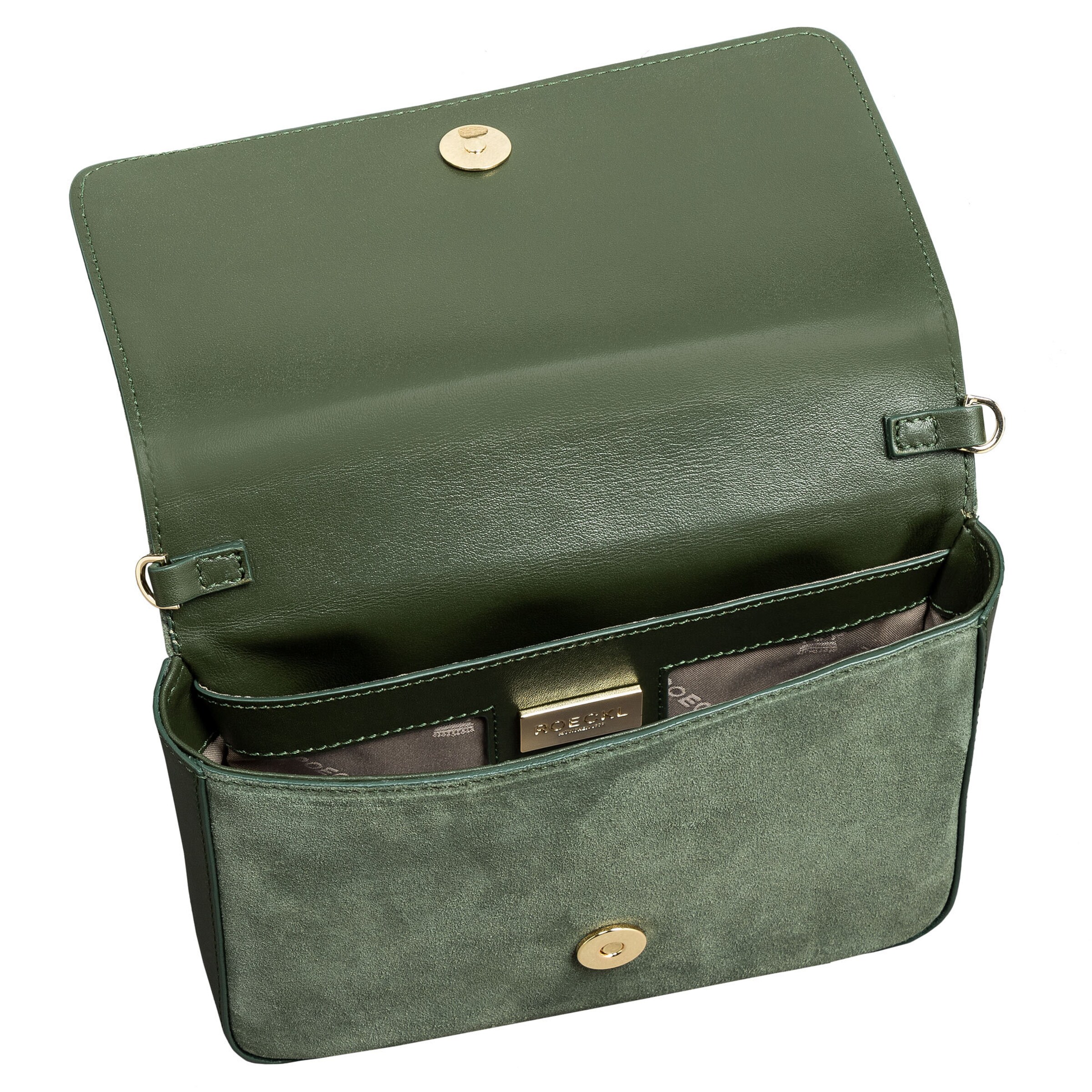 Roeckl Crossbody Bag 'VRONI UMHÄNGETASCHE SMALL' in Green