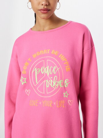 Zwillingsherz Pullover 'Sabine' in Pink