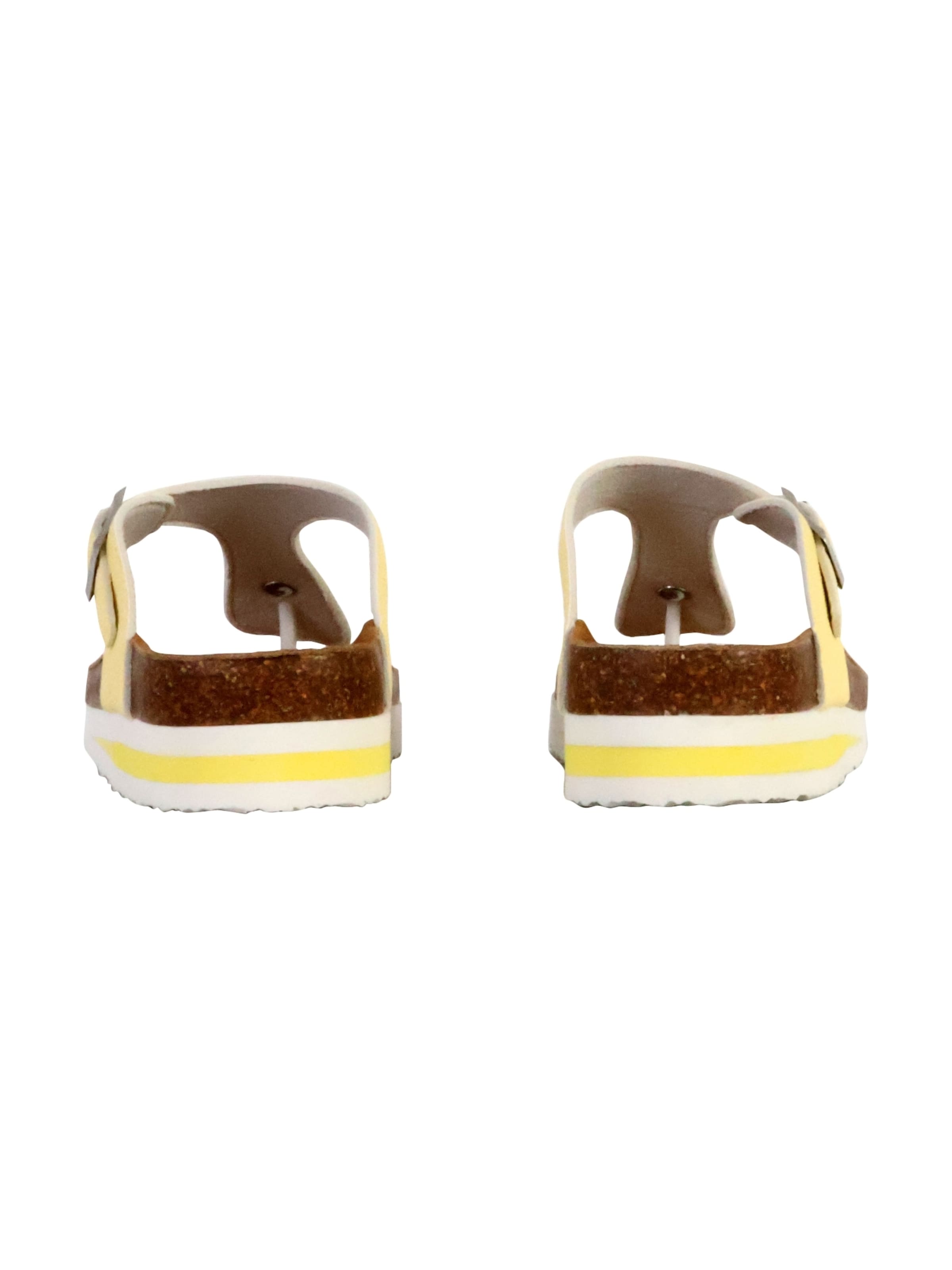 terre de marins - Zapatos abiertos en amarillo