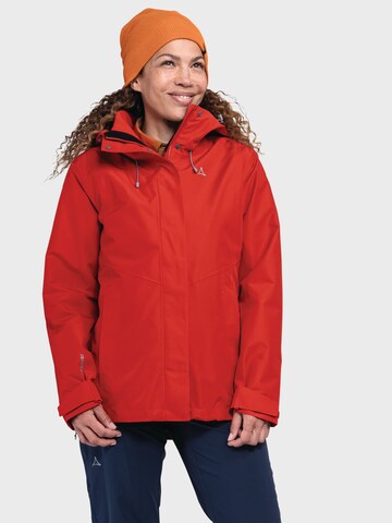 Veste outdoor 'Okere' Schöffel en rouge : devant