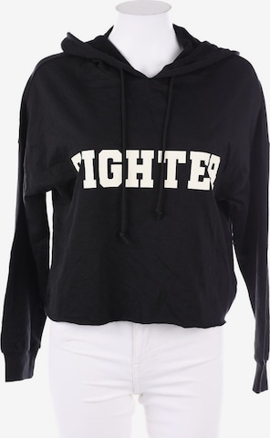 Tezenis Sweatshirt & Zip-Up Hoodie in L in Black: front