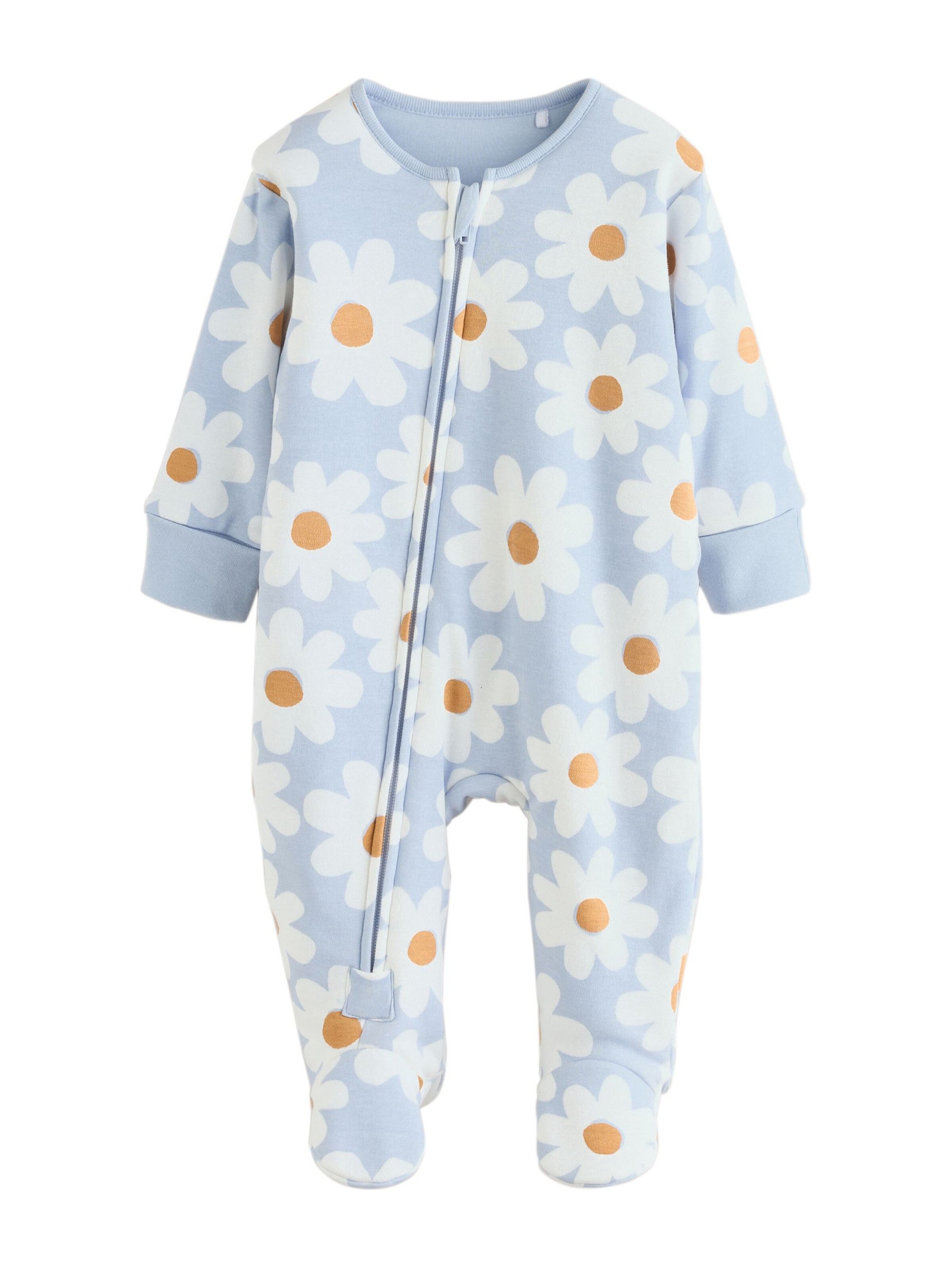 Pijamale de la Next pe albastru: față