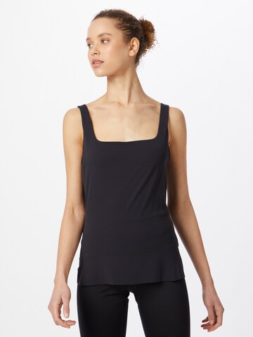 NIKE Sports Top in Black: front