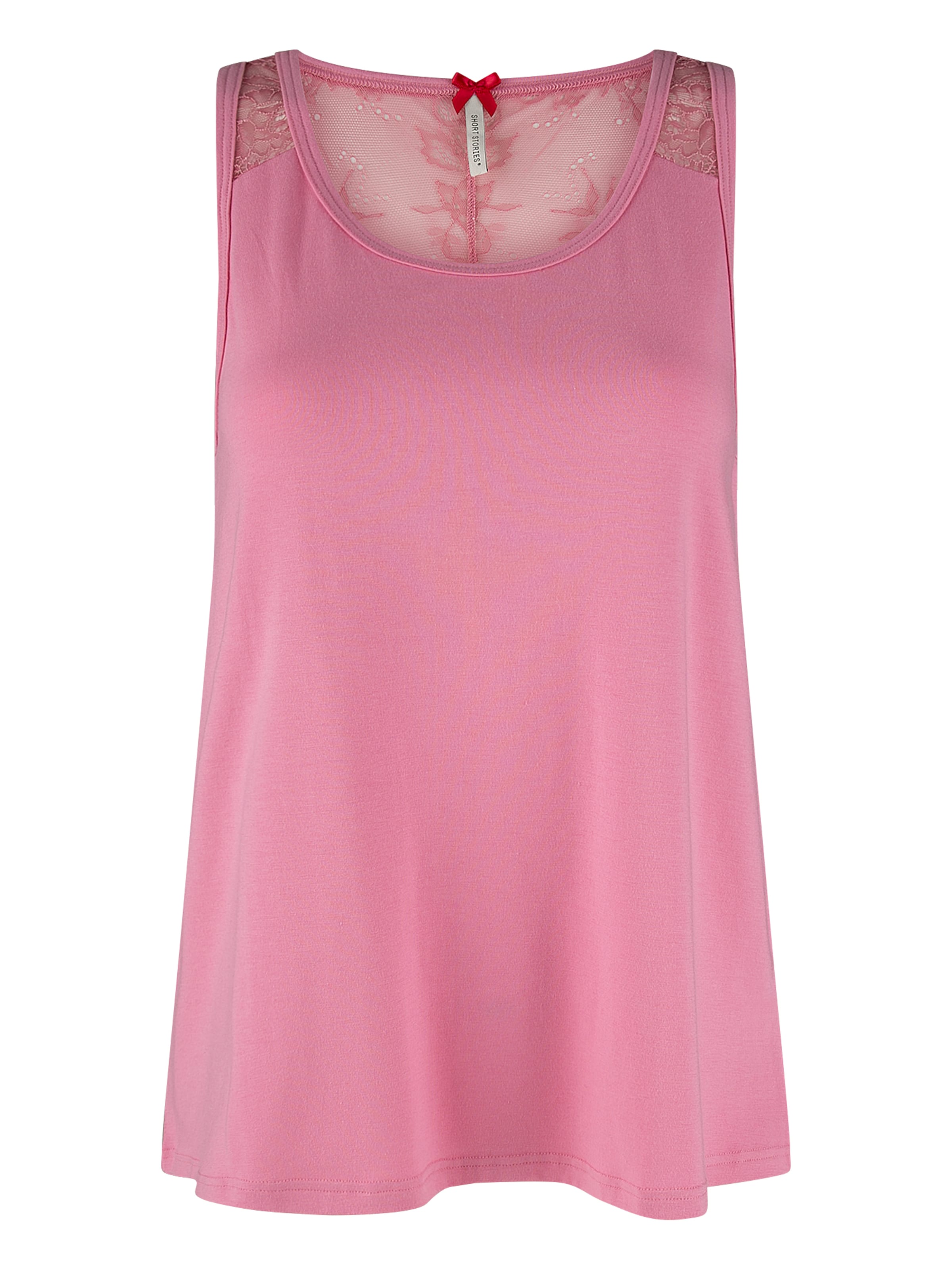 Sanetta Pajama shirt in Pink: front