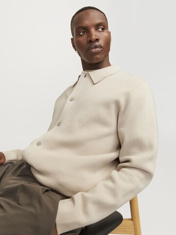 JACK & JONES Strickjacke in Beige