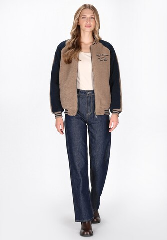 DreiMaster Vintage - Chaqueta de entretiempo en marrón