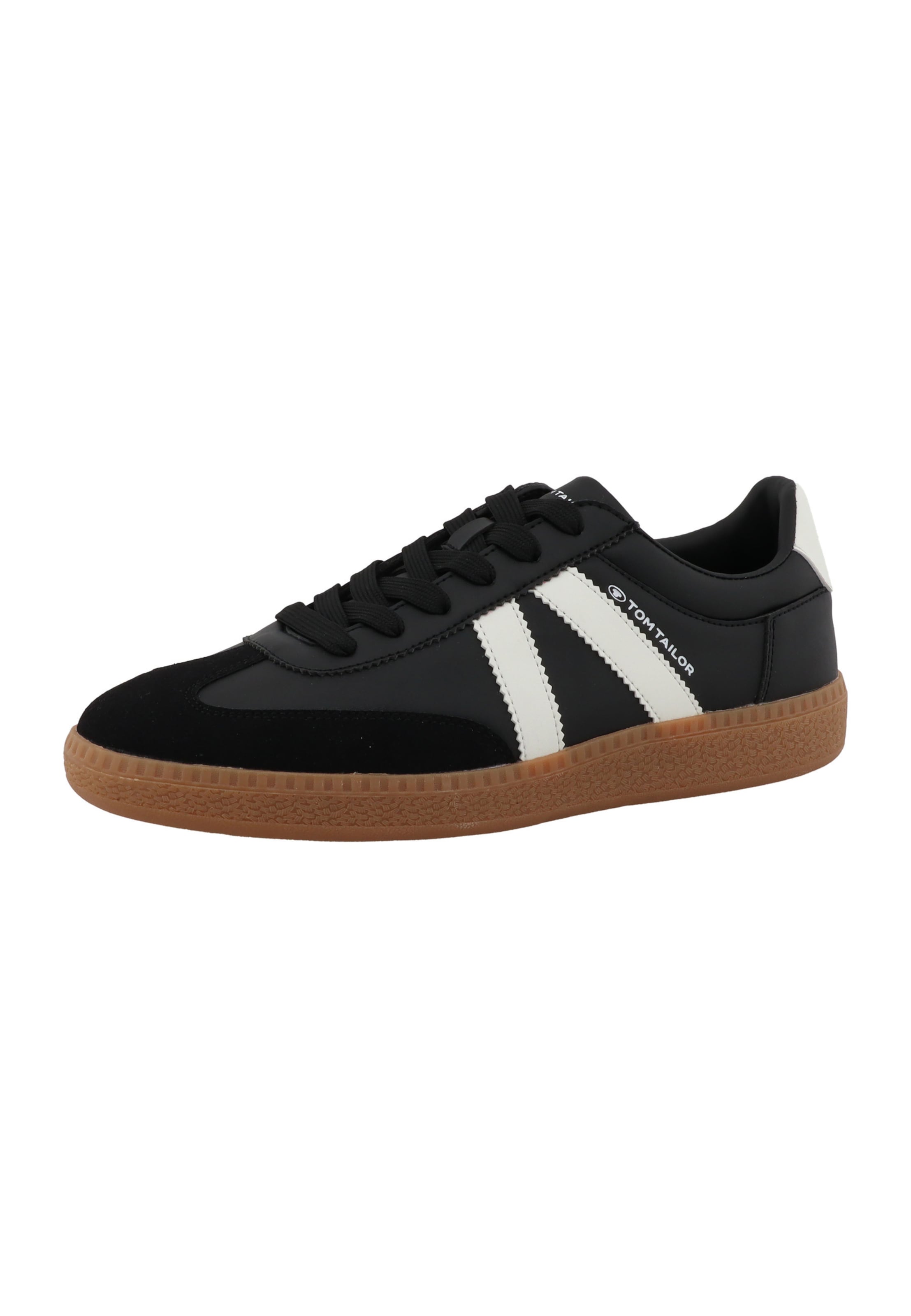 TOM TAILOR Sneakers in Black: front