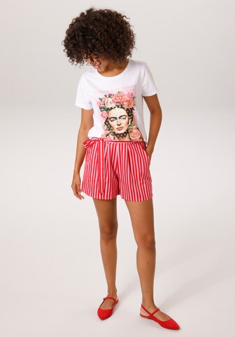 Aniston CASUAL Pajama Pants in Red