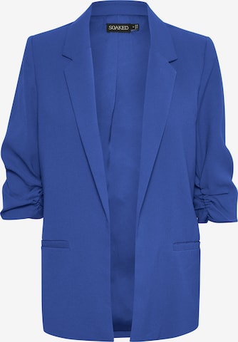 SOAKED IN LUXURY Blazer 'Shirley' in Blau: predná strana