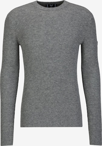 Pullover 'Riziero' di 19V69 ITALIA in grigio: frontale