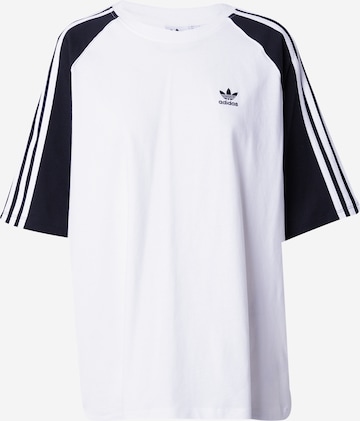 ADIDAS ORIGINALS Shirt in White: front