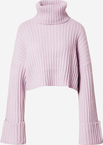 Misspap - Pullover em roxo: frente