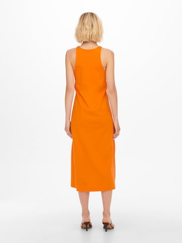 ONLY - Vestido 'VIVI' em laranja