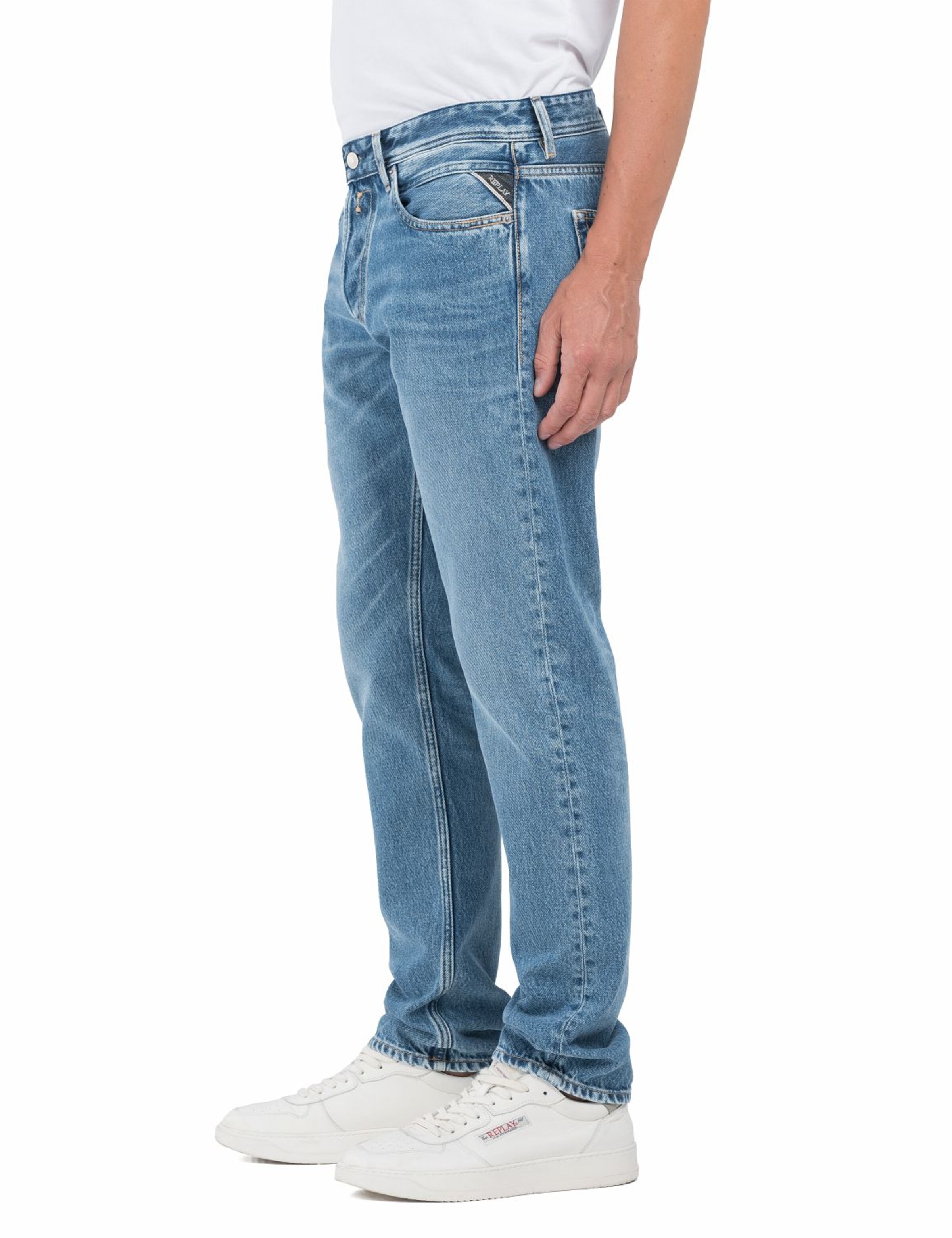 REPLAYregular Traperice 'Grover' - plava boja