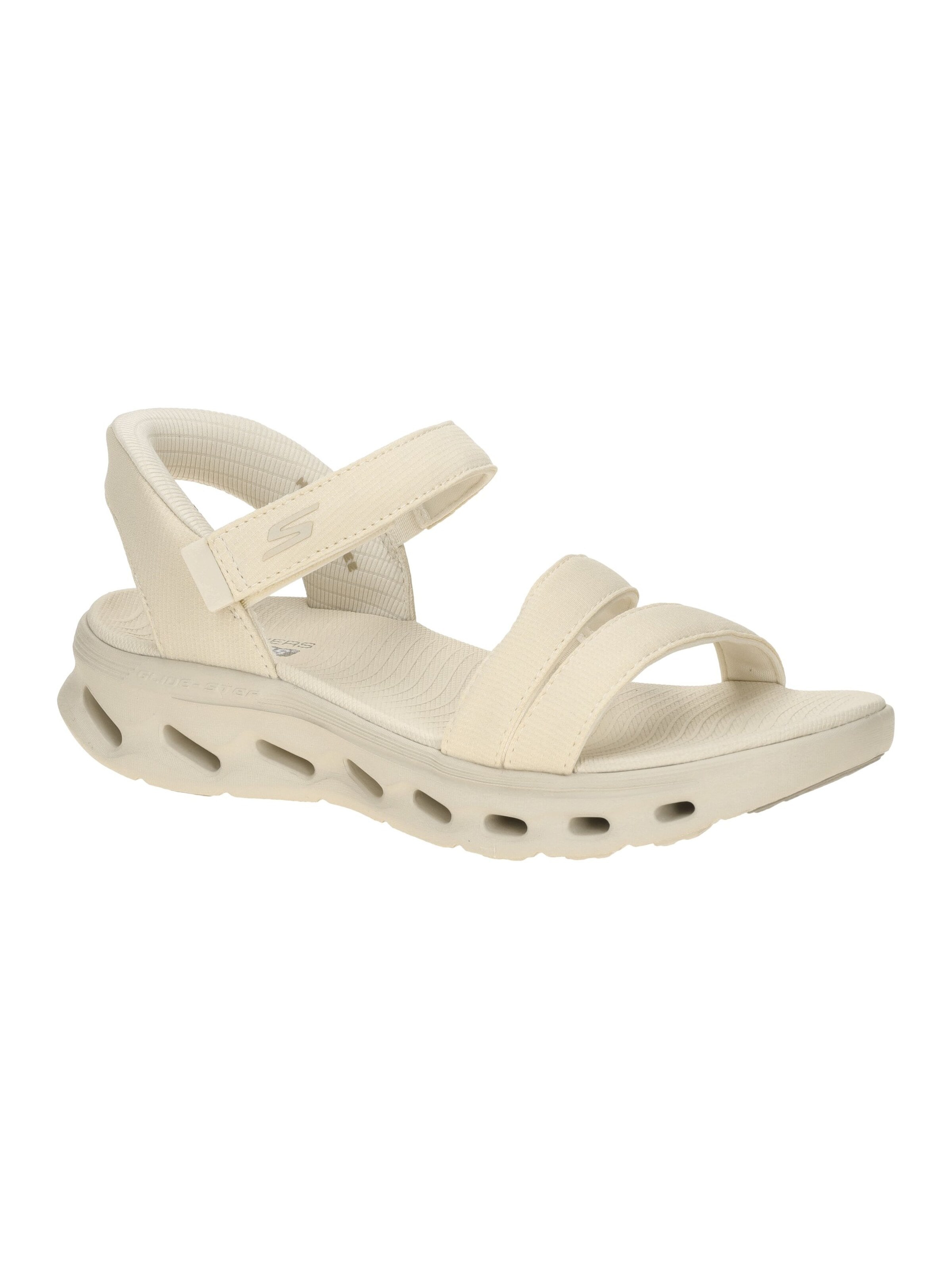 SKECHERS Sandale 'Skechers Sandalen Go Walk Gliede Step beige Slip-Ins 141269'‌‌‌‌‌‌‌ in Beige: Vorderseite