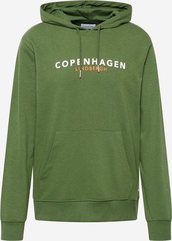 Lindbergh - Sweatshirt 'Copenhagen' em verde: frente